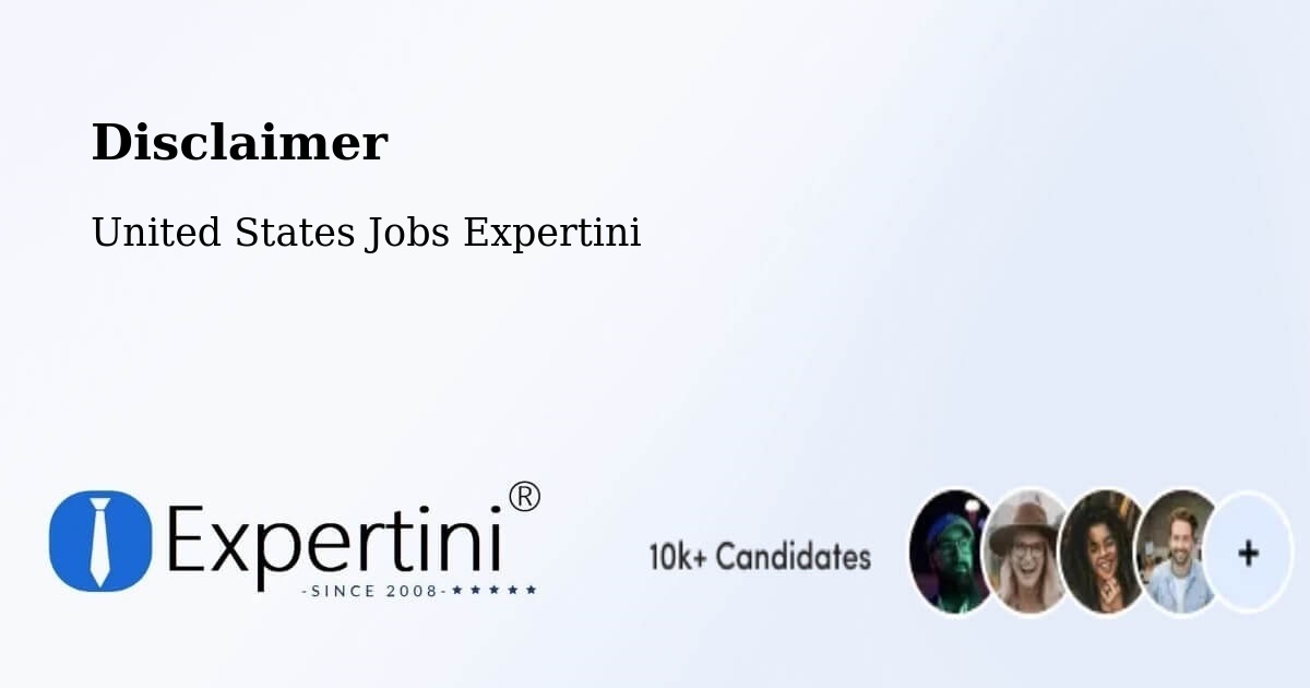 Disclaimer – Chilhowie - United States Jobs Expertini